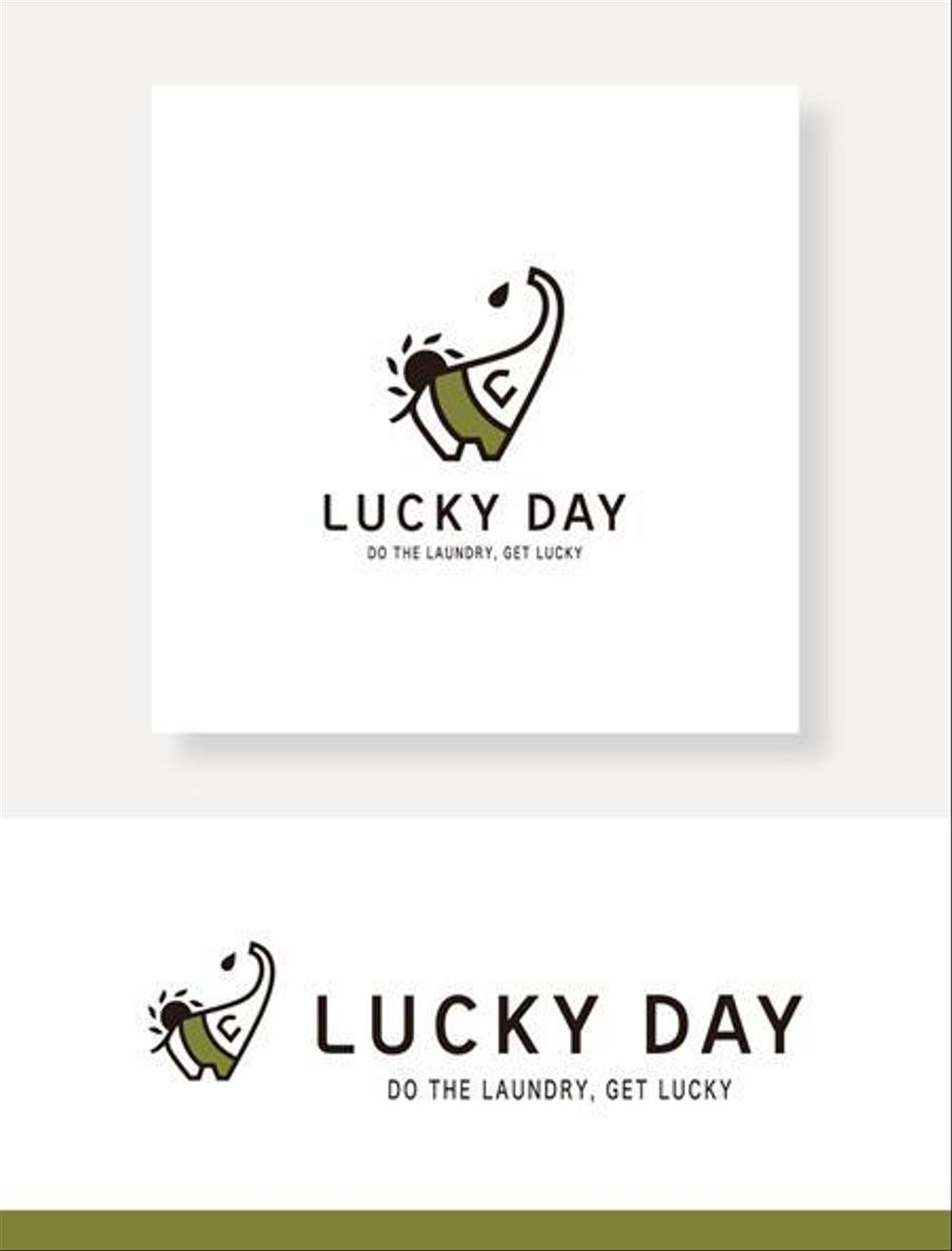 コインランドリー「LUCKY DAY」のロゴ