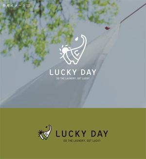 smoke-smoke (smoke-smoke)さんのコインランドリー「LUCKY DAY」のロゴへの提案