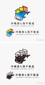 buddy knows design (kndworking_2016)さんの沖縄のオープンする不動産会社「沖縄美ら海不動産」のロゴへの提案