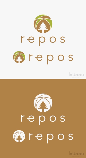 buddy knows design (kndworking_2016)さんのオーガニック化粧品サイト『repos』のロゴへの提案