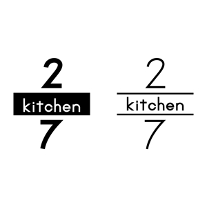 Epicdays Studio (a2c0303)さんのサンドウィッチショップ「２/７kitchen（ななぶんのにきっちん）」のロゴへの提案