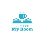 ririri design works (badass_nuts)さんのカフェ兼自習室「レンタル自習室MyRoom」のロゴへの提案