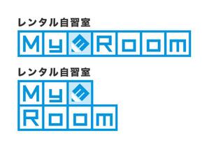 栗山　薫 (kuri_pulsar)さんのカフェ兼自習室「レンタル自習室MyRoom」のロゴへの提案