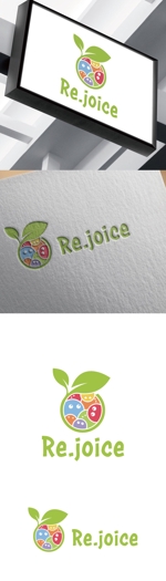 cozzy (cozzy)さんのベビー用品専門のリサイクルネットショップの店名「Re.joice」のロゴへの提案