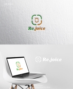y2design (yamana_design)さんのベビー用品専門のリサイクルネットショップの店名「Re.joice」のロゴへの提案