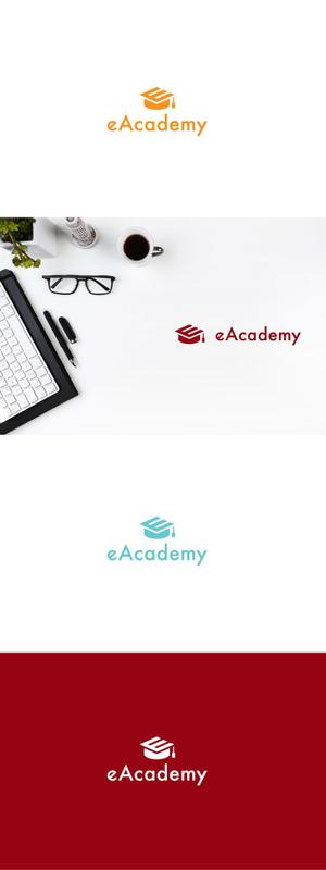 red3841 (red3841)さんの英語学習塾「eAcademy（イーアカデミー）」のロゴへの提案