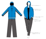 C DESIGN (conifer)さんのアウトドア用ハードシェル【ジャケット＆ズボン】のデザインを募集します！への提案