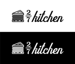 ririri design works (badass_nuts)さんのサンドウィッチショップ「２/７kitchen（ななぶんのにきっちん）」のロゴへの提案