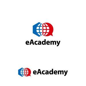 Thunder Gate design (kinryuzan)さんの英語学習塾「eAcademy（イーアカデミー）」のロゴへの提案