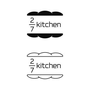 miyazaki (ANTENNA2)さんのサンドウィッチショップ「２/７kitchen（ななぶんのにきっちん）」のロゴへの提案