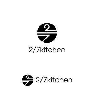 Thunder Gate design (kinryuzan)さんのサンドウィッチショップ「２/７kitchen（ななぶんのにきっちん）」のロゴへの提案