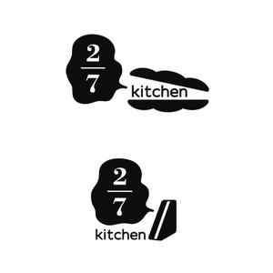 miyazaki (ANTENNA2)さんのサンドウィッチショップ「２/７kitchen（ななぶんのにきっちん）」のロゴへの提案