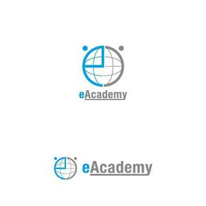 ヘッドディップ (headdip7)さんの英語学習塾「eAcademy（イーアカデミー）」のロゴへの提案