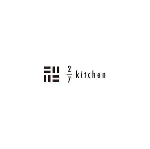 ヘッドディップ (headdip7)さんのサンドウィッチショップ「２/７kitchen（ななぶんのにきっちん）」のロゴへの提案