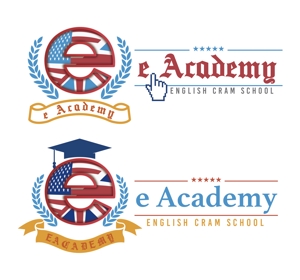 Kang Won-jun (laphrodite1223)さんの英語学習塾「eAcademy（イーアカデミー）」のロゴへの提案