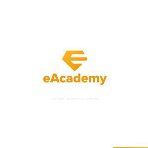 Ü design (ue_taro)さんの英語学習塾「eAcademy（イーアカデミー）」のロゴへの提案