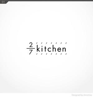 shiromiso  (shiromiso)さんのサンドウィッチショップ「２/７kitchen（ななぶんのにきっちん）」のロゴへの提案