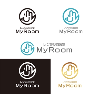 KOZ-DESIGN (saki8)さんのカフェ兼自習室「レンタル自習室MyRoom」のロゴへの提案