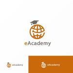 Jelly (Jelly)さんの英語学習塾「eAcademy（イーアカデミー）」のロゴへの提案