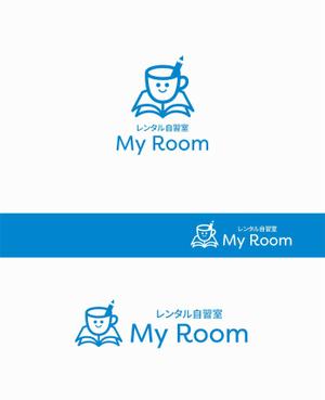 forever (Doing1248)さんのカフェ兼自習室「レンタル自習室MyRoom」のロゴへの提案