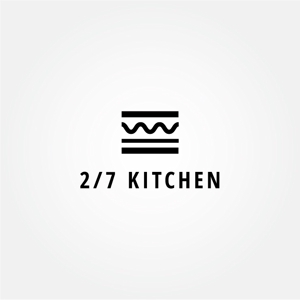 tanaka10 (tanaka10)さんのサンドウィッチショップ「２/７kitchen（ななぶんのにきっちん）」のロゴへの提案