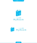 queuecat (queuecat)さんのカフェ兼自習室「レンタル自習室MyRoom」のロゴへの提案