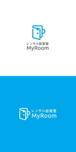 ol_z (ol_z)さんのカフェ兼自習室「レンタル自習室MyRoom」のロゴへの提案