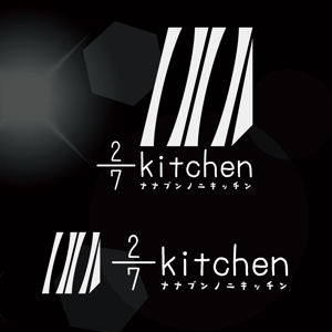 RETEN CREATIVE (tattsu0812)さんのサンドウィッチショップ「２/７kitchen（ななぶんのにきっちん）」のロゴへの提案