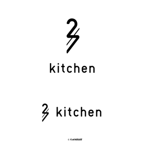 Gestalt (micaco)さんのサンドウィッチショップ「２/７kitchen（ななぶんのにきっちん）」のロゴへの提案