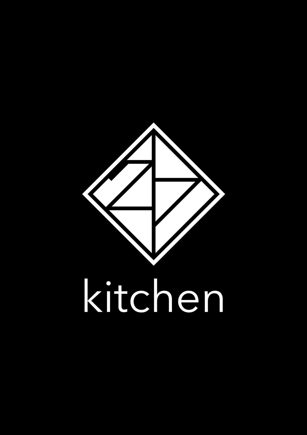 サンドウィッチショップ「２/７kitchen（ななぶんのにきっちん）」のロゴ