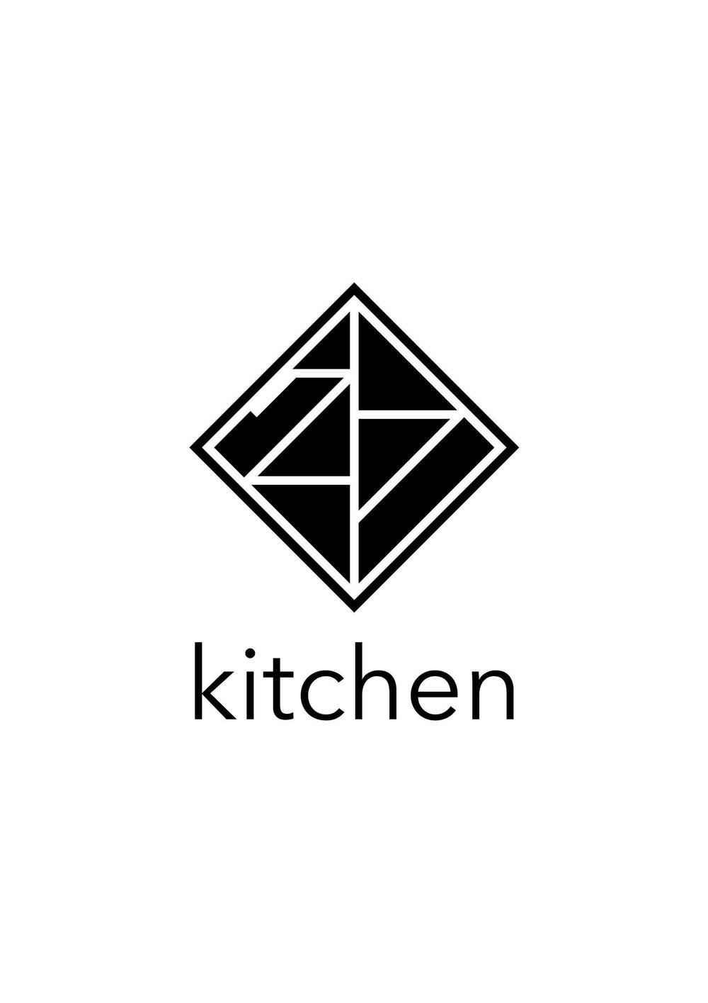 サンドウィッチショップ「２/７kitchen（ななぶんのにきっちん）」のロゴ