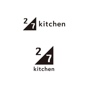 kcd001 (kcd001)さんのサンドウィッチショップ「２/７kitchen（ななぶんのにきっちん）」のロゴへの提案