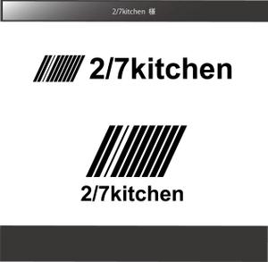 FISHERMAN (FISHERMAN)さんのサンドウィッチショップ「２/７kitchen（ななぶんのにきっちん）」のロゴへの提案