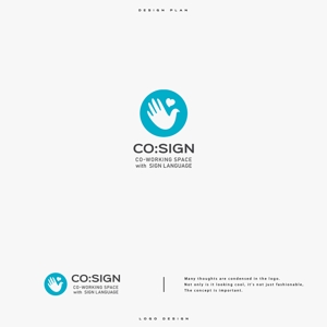 ひのとり (hinotori)さんのコワーキングスペース「CO:SIGN」のロゴへの提案
