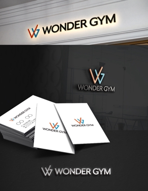 D.R DESIGN (Nakamura__)さんのフィットネスジム「WONDER GYM」のロゴへの提案