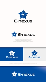 魔法スタジオ (mahou-phot)さんの「E-nexus」のロゴ　いいね！のマークも入れてみたい。への提案