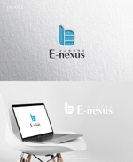 y2design (yamana_design)さんの「E-nexus」のロゴ　いいね！のマークも入れてみたい。への提案