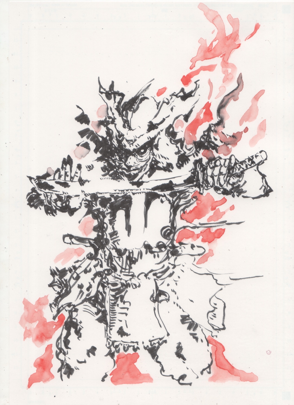 剣殺陣(けんたて)団体「武双剣舞威衆　八剱」のイメージキャラデザイン