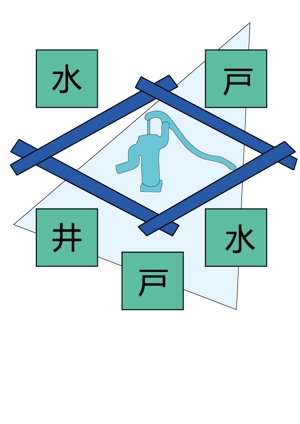 YK_design (kanukiti)さんの水戸井戸水のロゴへの提案