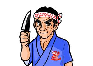 小田　一郎 (ichannel16)さんの【継続依頼有り】たこ専門ECサイトのキャラクター募集◆70年代スポーツ漫画風ガンコ職人キャラへの提案