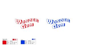 こよ ()さんのフィットネスジム「WONDER GYM」のロゴへの提案