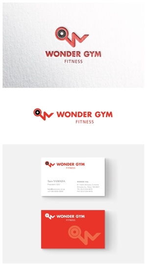 ainogin (ainogin)さんのフィットネスジム「WONDER GYM」のロゴへの提案