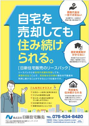 有限会社ファイブ (five5)さんの不動産チラシ「リースバック」の広告への提案