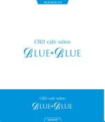 queuecat (queuecat)さんのエステティックサロン「CBD cafe salon BLUE BLUE」のロゴへの提案