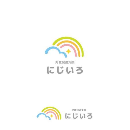 marutsuki (marutsuki)さんの【ロゴ作成依頼】障害児施設のロゴ【児童発達支援にじいろ】への提案