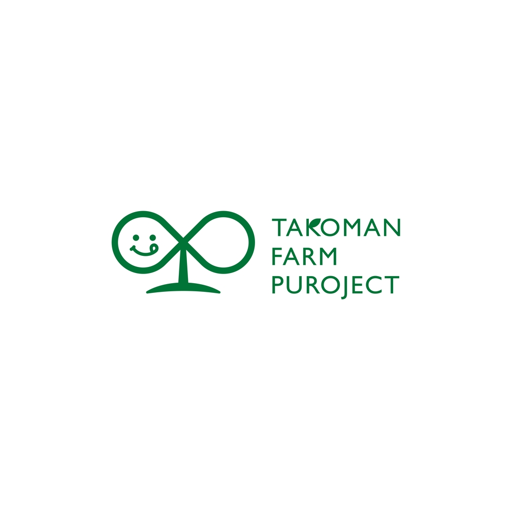 菓子店の「TAKOMAN　FARM　PROJECT」のロゴ