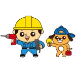 fumtoy (fumtoy)さんの【総額6万円以上】電気工事店のイメージキャラクターのデザインへの提案