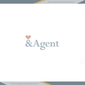 XL@グラフィック (ldz530607)さんの高級婚活サイト【&agent】のロゴへの提案