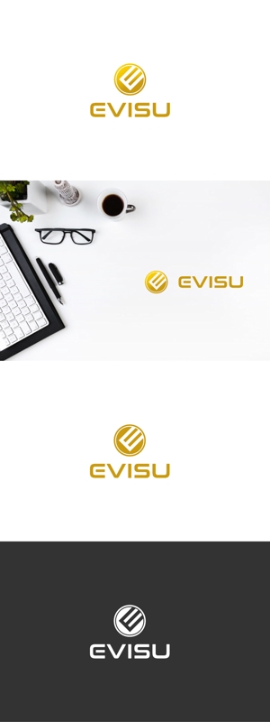 red3841 (red3841)さんのビジネスモデル『EVISU』のロゴへの提案