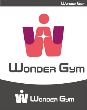 CF-Design (kuma-boo)さんのフィットネスジム「WONDER GYM」のロゴへの提案